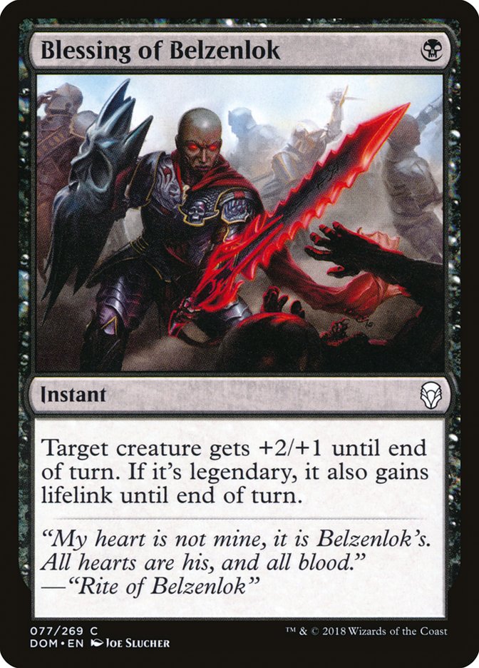 Blessing of Belzenlok [Dominaria] | L.A. Mood Comics and Games