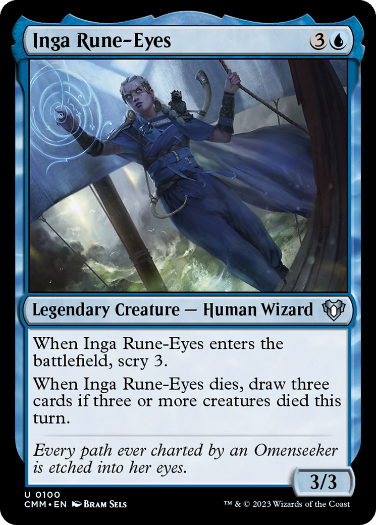 Inga Rune-Eyes [Commander Masters] | L.A. Mood Comics and Games