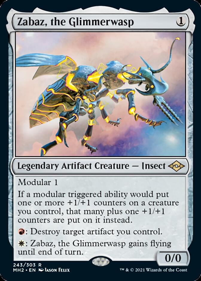 Zabaz, the Glimmerwasp [Modern Horizons 2] | L.A. Mood Comics and Games