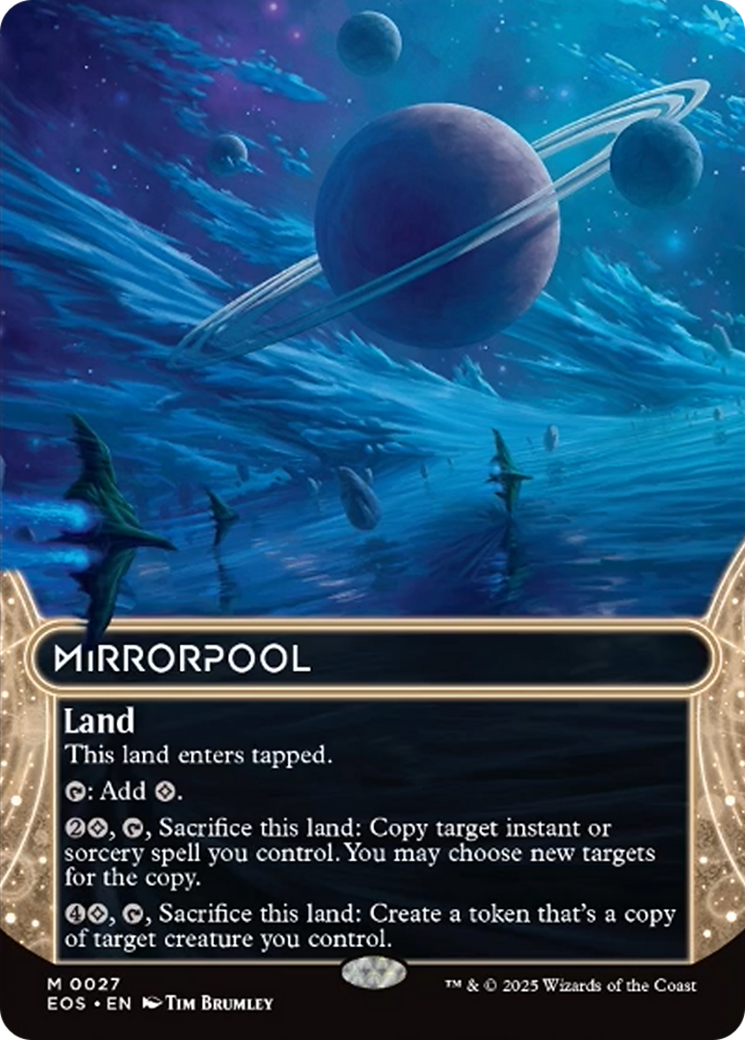 Mirrorpool (0027) (Borderless) [Edge of Eternities: Stellar Sights] | L.A. Mood Comics and Games