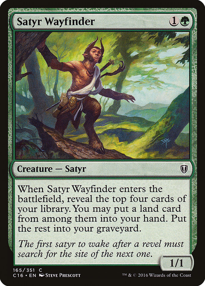 Satyr Wayfinder [Commander 2016] | L.A. Mood Comics and Games
