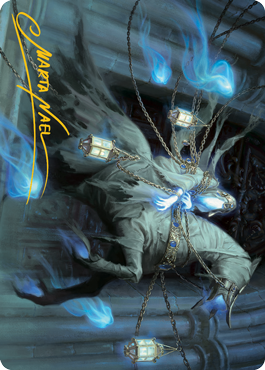 Patrician Geist Art Card (Gold-Stamped Signature) [Innistrad: Midnight Hunt Art Series] | L.A. Mood Comics and Games