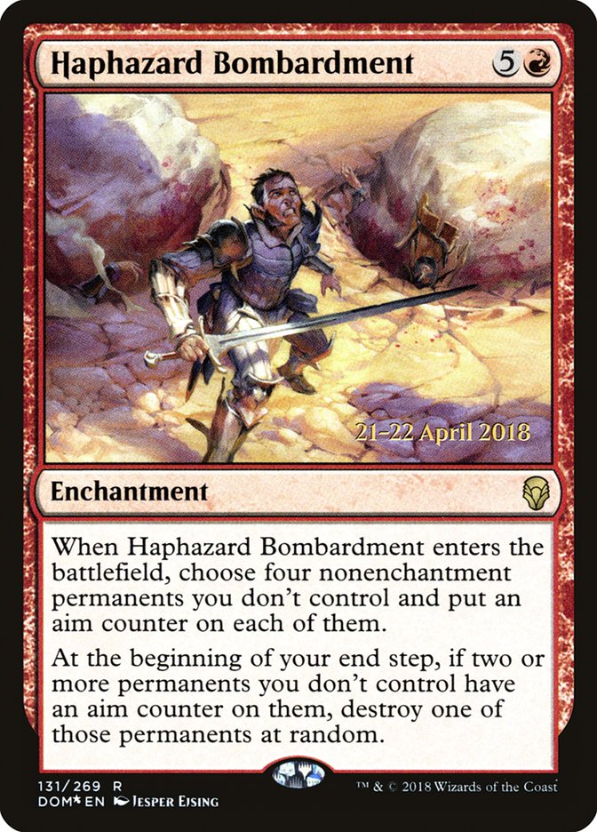 Haphazard Bombardment [Dominaria Prerelease Promos] | L.A. Mood Comics and Games