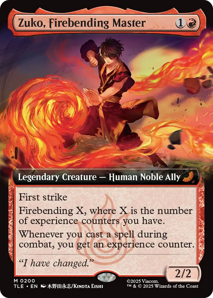 Zuko, Firebending Master (Extended Art) [Avatar: The Last Airbender: Eternal-Legal] | L.A. Mood Comics and Games