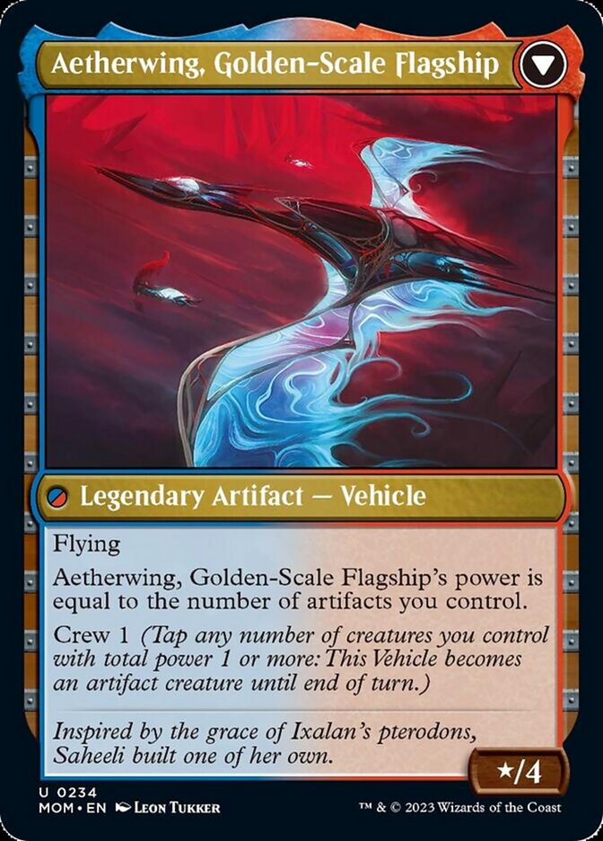 Invasion of Kaladesh // Aetherwing, Golden-Scale Flagship [March of the Machine] | L.A. Mood Comics and Games