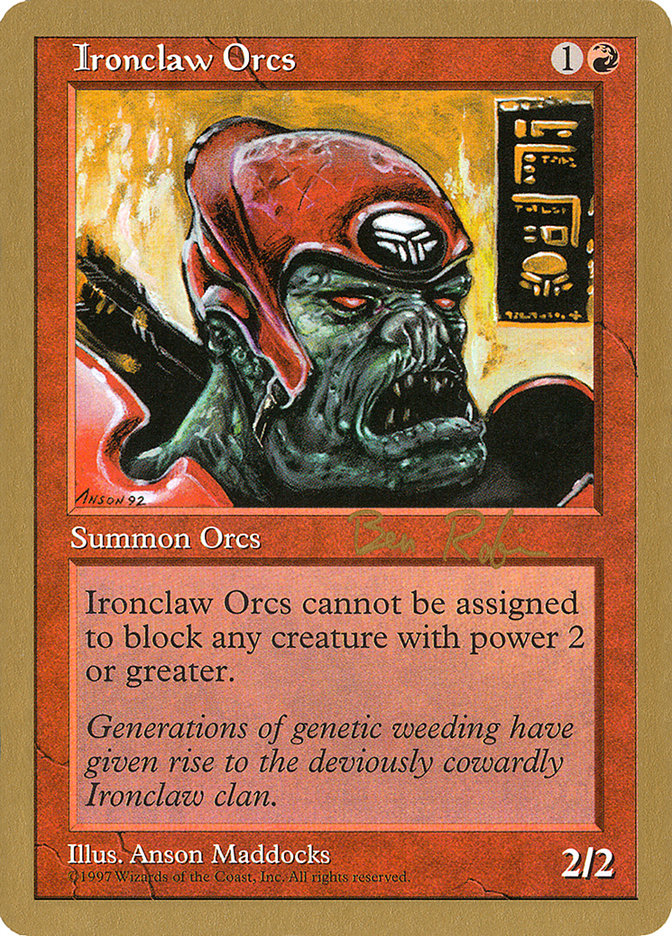 Ironclaw Orcs (Ben Rubin) [World Championship Decks 1998] | L.A. Mood Comics and Games