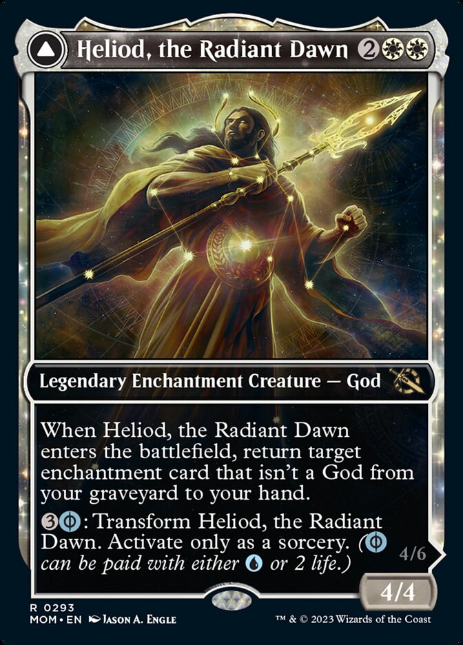 Heliod, the Radiant Dawn // Heliod, the Warped Eclipse (Showcase Planar Booster Fun) [March of the Machine] | L.A. Mood Comics and Games