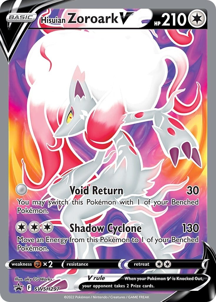 Hisuian Zoroark V (SWSH297) [Sword & Shield: Black Star Promos] | L.A. Mood Comics and Games