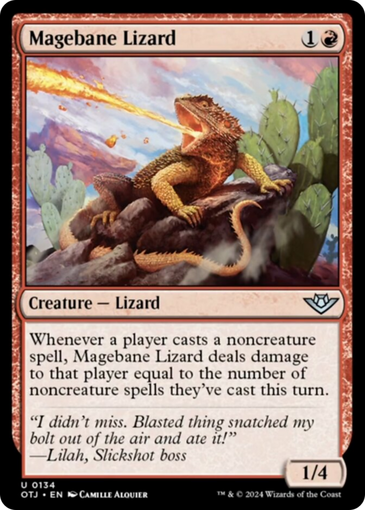Magebane Lizard [Outlaws of Thunder Junction] | L.A. Mood Comics and Games