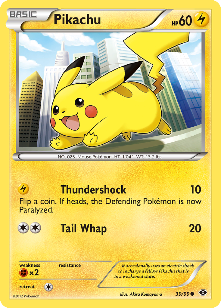 Pikachu (39/99) [Black & White: Next Destinies] | L.A. Mood Comics and Games