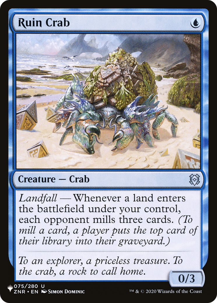 Ruin Crab [The List] | L.A. Mood Comics and Games