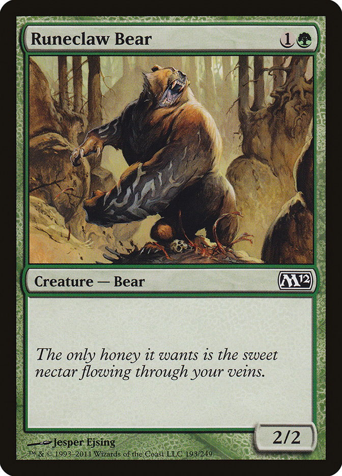 Runeclaw Bear [Magic 2012] | L.A. Mood Comics and Games