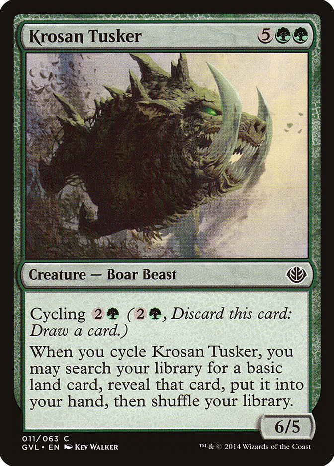 Krosan Tusker (Garruk vs. Liliana) [Duel Decks Anthology] | L.A. Mood Comics and Games