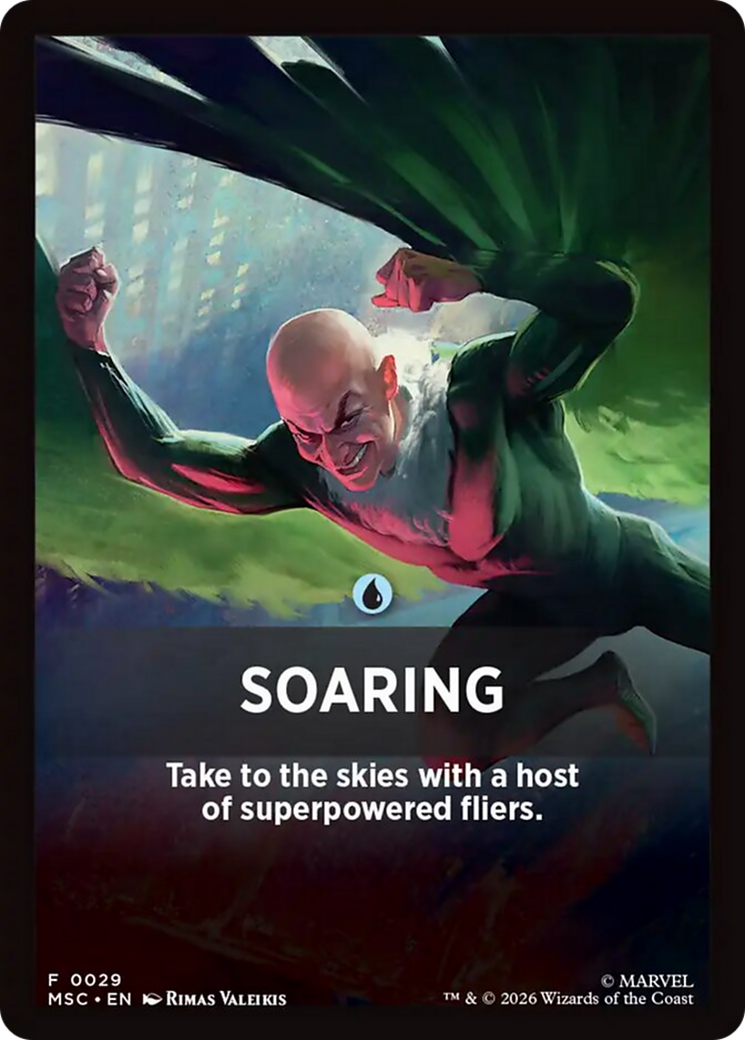 Soaring Theme Card [Marvel Super Heroes Commander] | L.A. Mood Comics and Games