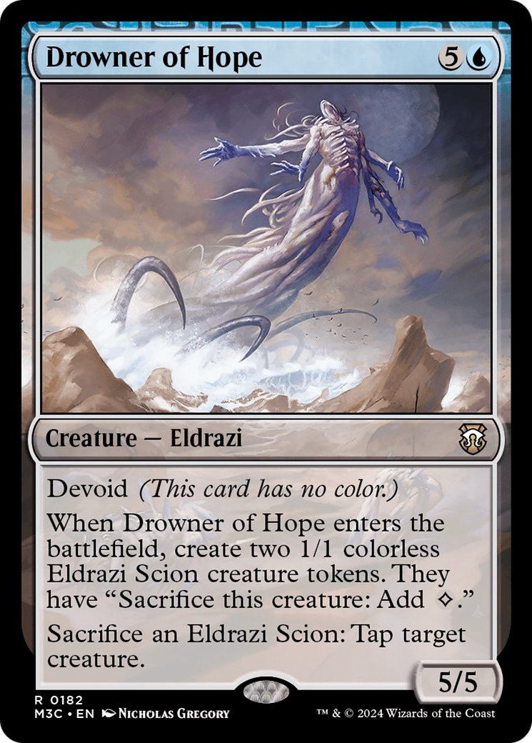 Drowner of Hope (Ripple Foil) [Modern Horizons 3 Commander] | L.A. Mood Comics and Games