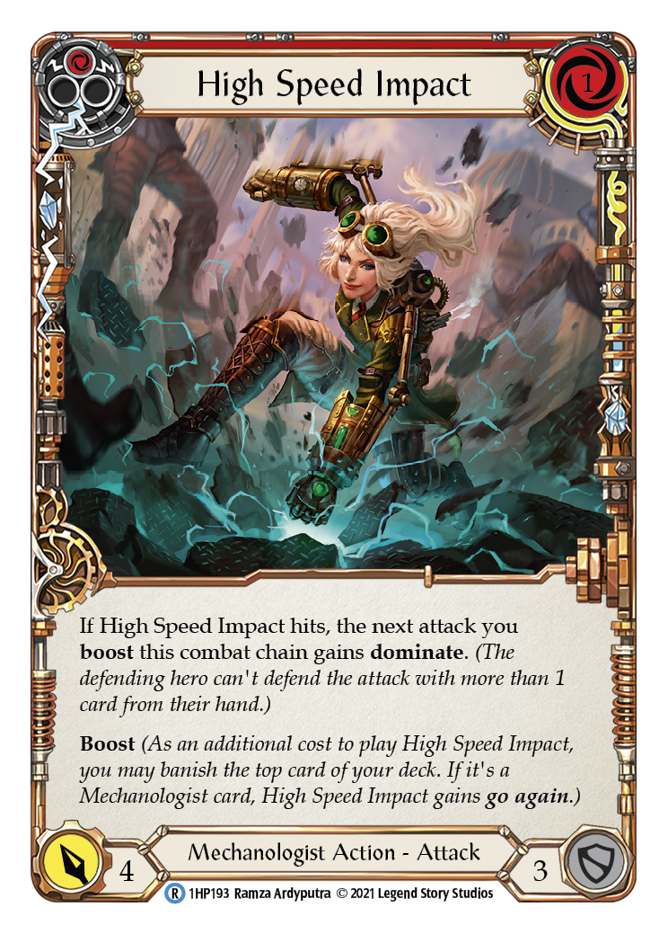 High Speed Impact (Red) [1HP193] (History Pack 1) | L.A. Mood Comics and Games