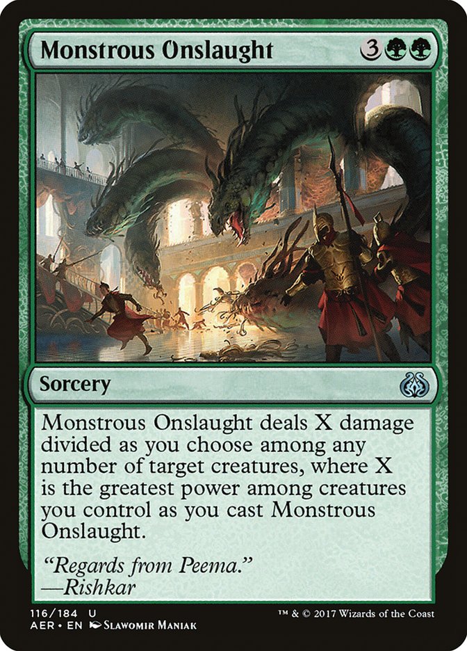Monstrous Onslaught [Aether Revolt] | L.A. Mood Comics and Games