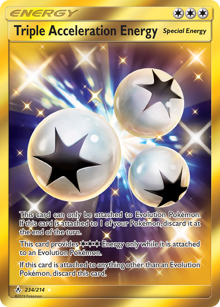 Triple Acceleration Energy (234/214) [Sun & Moon: Unbroken Bonds] | L.A. Mood Comics and Games