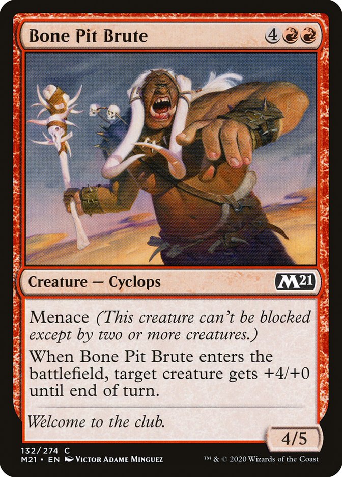 Bone Pit Brute [Core Set 2021] | L.A. Mood Comics and Games