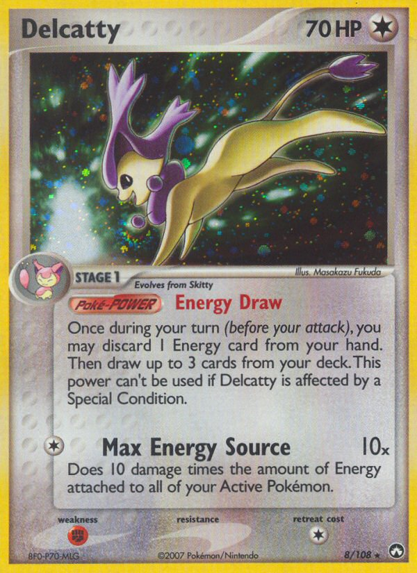 Delcatty (8/108) [EX: Power Keepers] | L.A. Mood Comics and Games