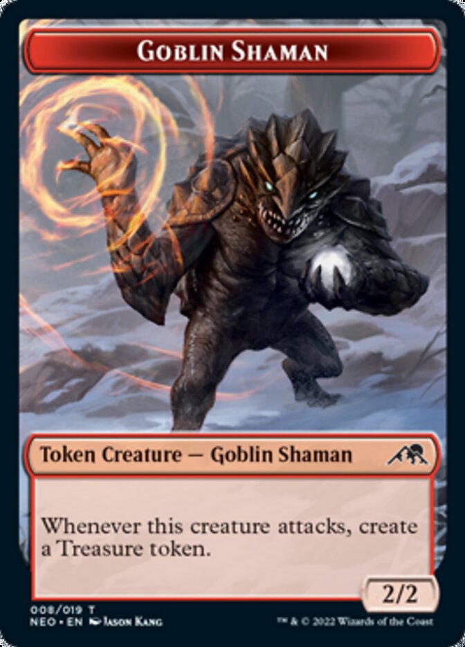 Goblin Shaman Token [Kamigawa: Neon Dynasty Tokens] | L.A. Mood Comics and Games