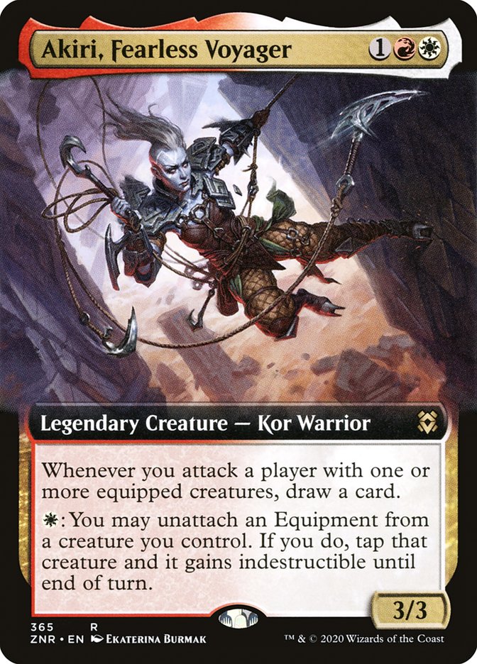 Akiri, Fearless Voyager (Extended Art) [Zendikar Rising] | L.A. Mood Comics and Games