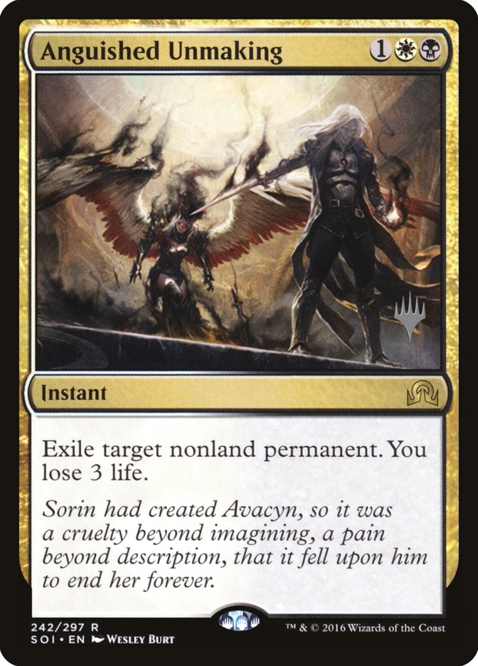 Anguished Unmaking (Promo Pack) [Shadows over Innistrad Promos] | L.A. Mood Comics and Games