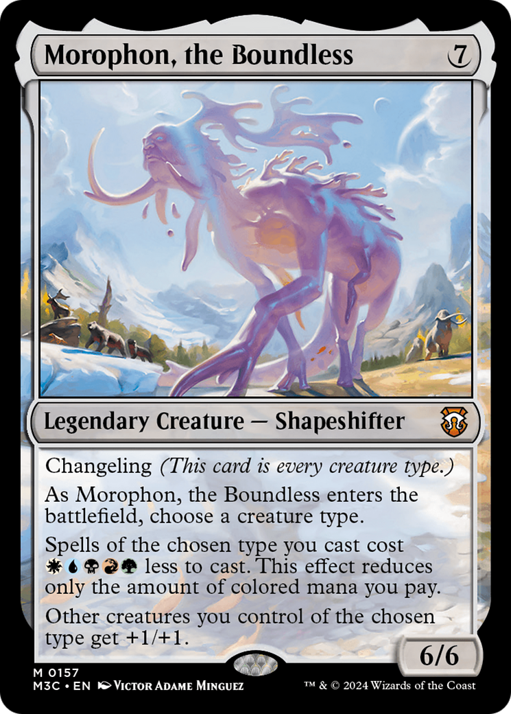 Morophon, the Boundless (Ripple Foil) [Modern Horizons 3 Commander] | L.A. Mood Comics and Games