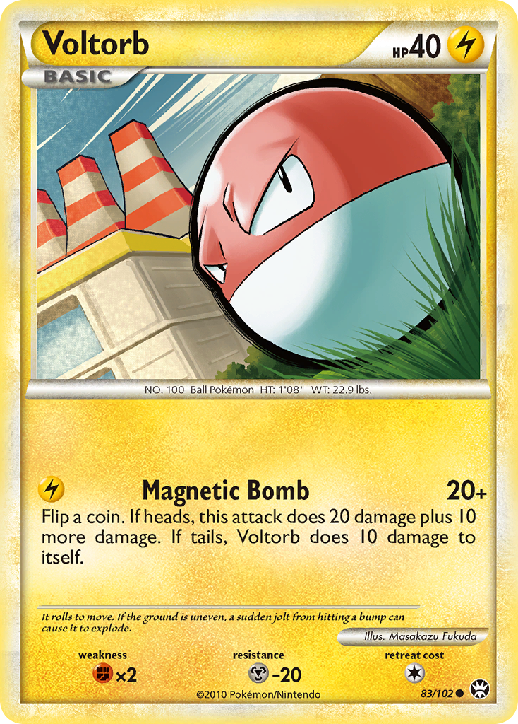 Voltorb (83/102) [HeartGold & SoulSilver: Triumphant] | L.A. Mood Comics and Games