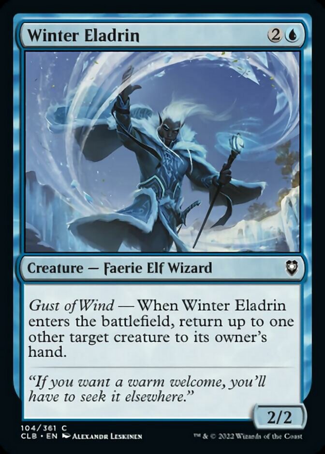 Winter Eladrin [Commander Legends: Battle for Baldur's Gate] | L.A. Mood Comics and Games