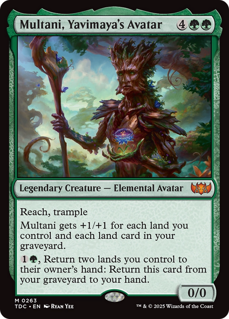 Multani, Yavimaya's Avatar [Tarkir: Dragonstorm Commander] | L.A. Mood Comics and Games
