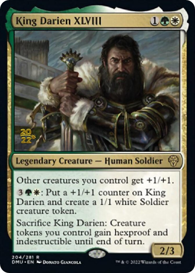 King Darien XLVIII [Dominaria United Prerelease Promos] | L.A. Mood Comics and Games