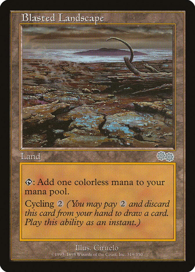 Blasted Landscape [Urza's Saga] | L.A. Mood Comics and Games