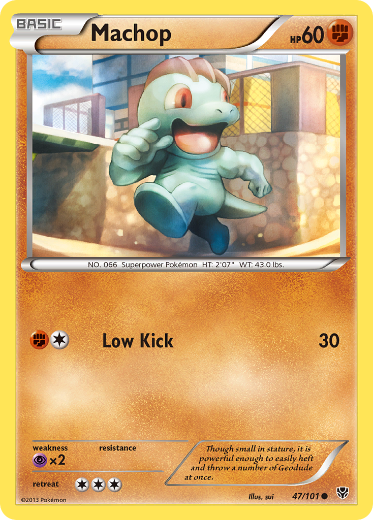 Machop (47/101) [Black & White: Plasma Blast] | L.A. Mood Comics and Games