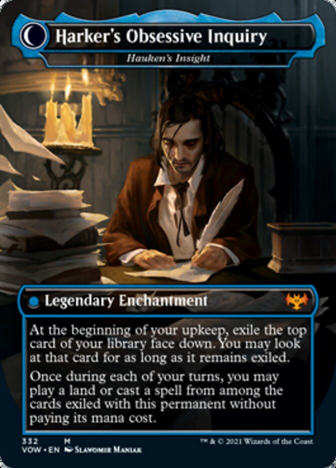 Jacob Hauken, Inspector // Hauken's Insight - Jonathan Harker // Harker's Obsessive Inquiry [Innistrad: Crimson Vow] | L.A. Mood Comics and Games