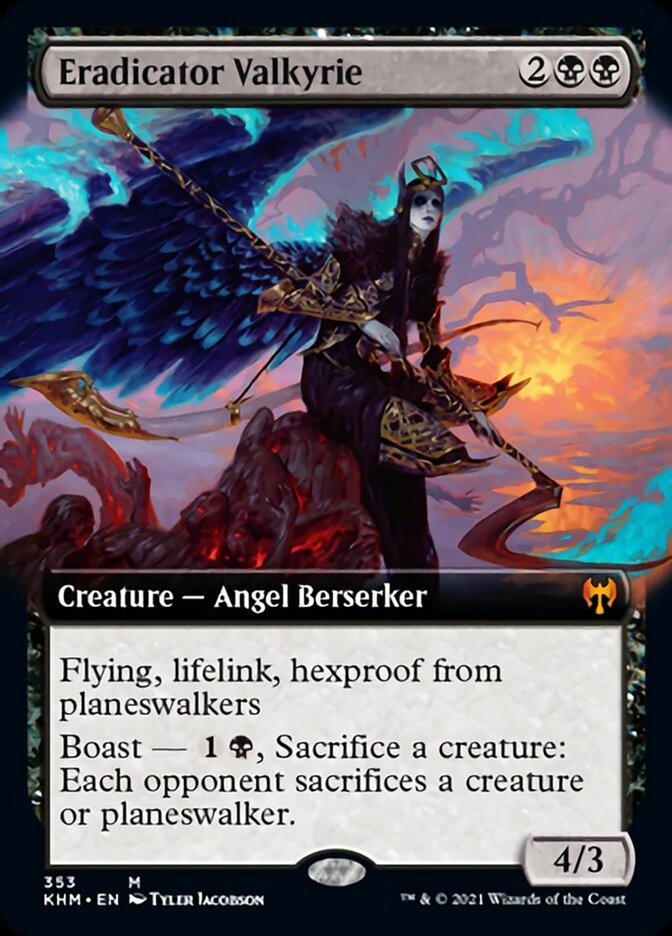 Eradicator Valkyrie (Extended Art) [Kaldheim] | L.A. Mood Comics and Games