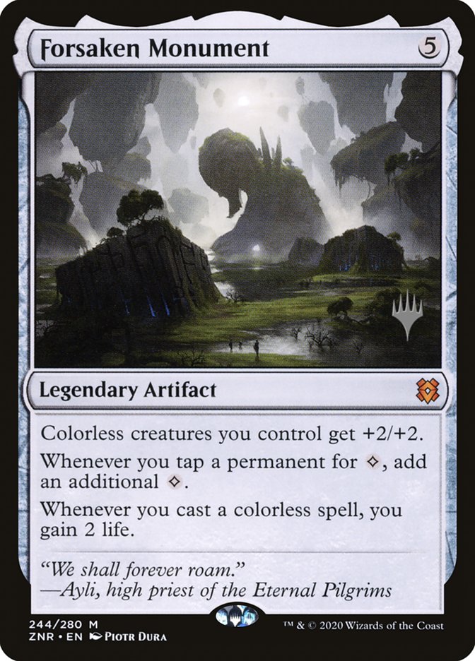 Forsaken Monument (Promo Pack) [Zendikar Rising Promos] | L.A. Mood Comics and Games