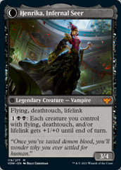 Henrika Domnathi // Henrika, Infernal Seer [Innistrad: Crimson Vow] | L.A. Mood Comics and Games