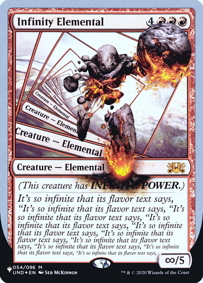 Infinity Elemental (Unfinity Foil Edition) [The List] | L.A. Mood Comics and Games