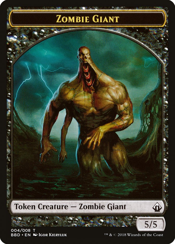 Zombie Giant Token [Battlebond Tokens] | L.A. Mood Comics and Games