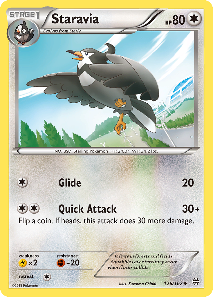 Staravia (126/162) [XY: BREAKthrough] | L.A. Mood Comics and Games