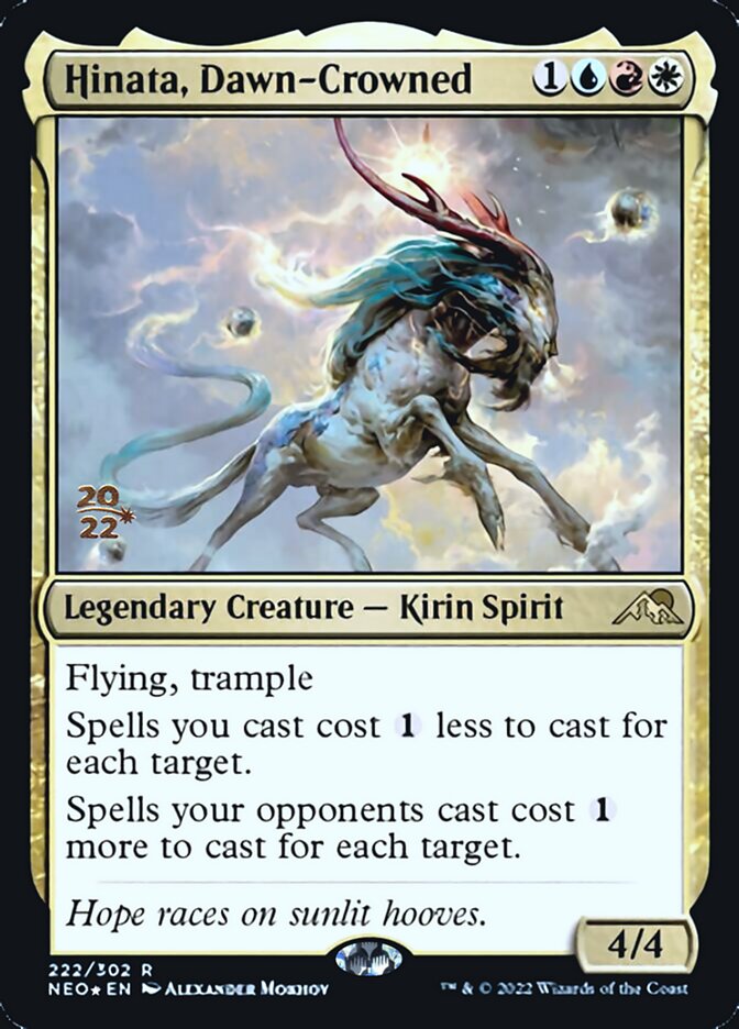 Hinata, Dawn-Crowned [Kamigawa: Neon Dynasty Prerelease Promos] | L.A. Mood Comics and Games