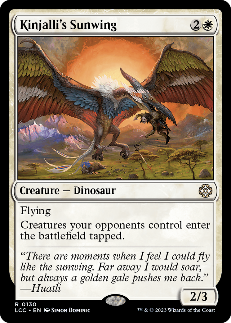 Kinjalli's Sunwing [The Lost Caverns of Ixalan Commander] | L.A. Mood Comics and Games