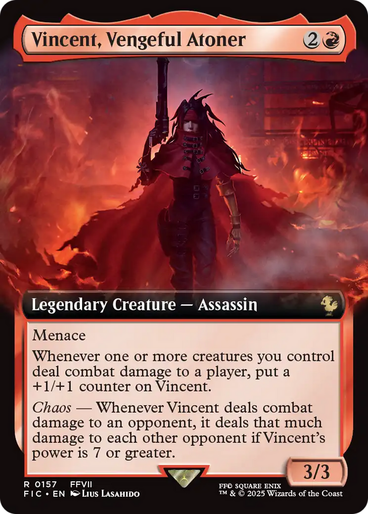 Vincent, Vengeful Atoner (Extended Art) [FINAL FANTASY Commander] | L.A. Mood Comics and Games