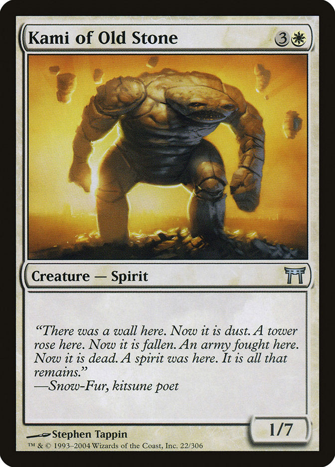 Kami of Old Stone [Champions of Kamigawa] | L.A. Mood Comics and Games