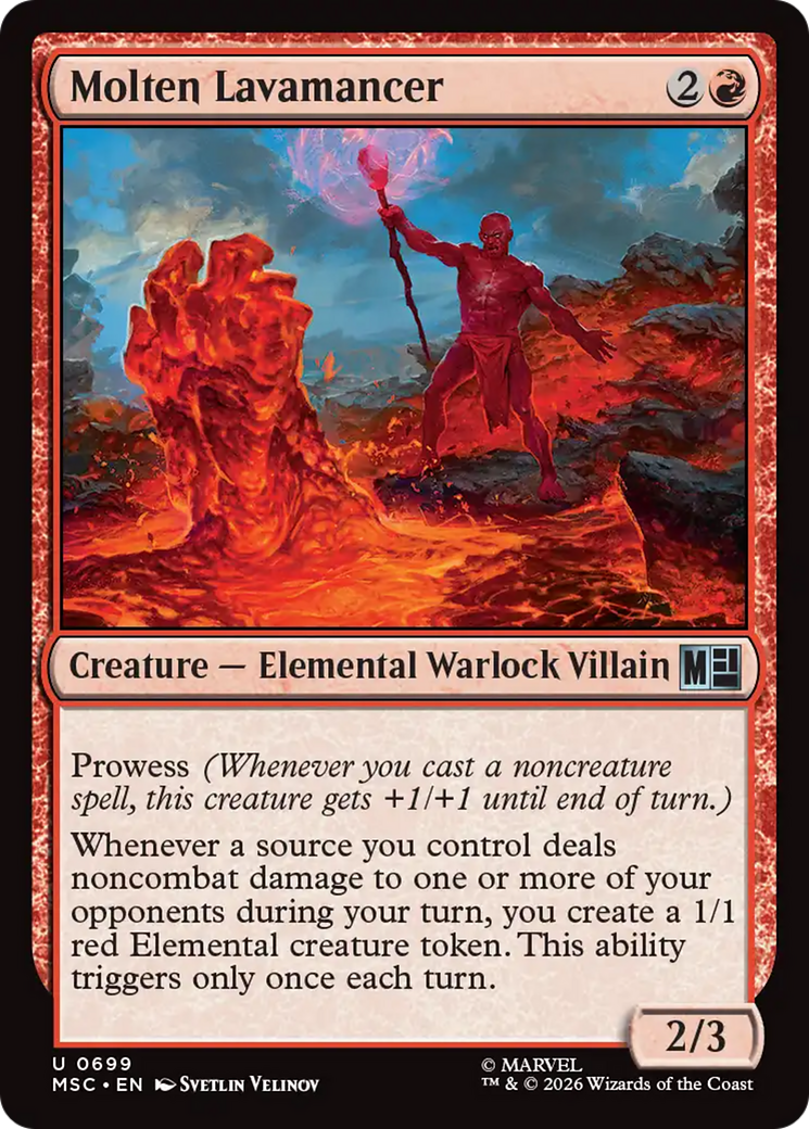 Molten Lavamancer [Marvel Super Heroes Commander] | L.A. Mood Comics and Games