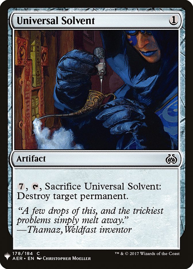 Universal Solvent [Mystery Booster] | L.A. Mood Comics and Games