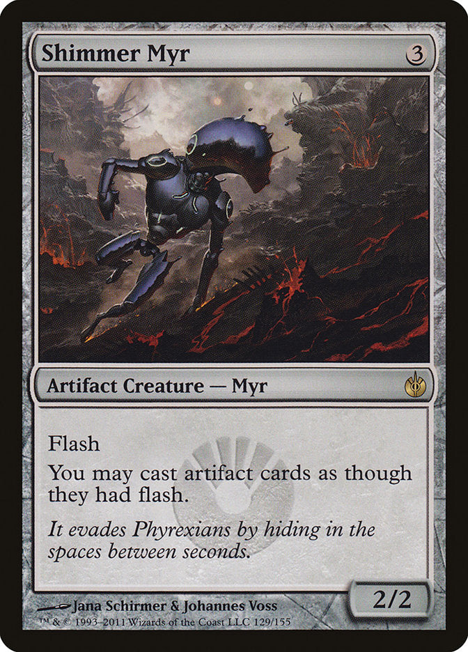 Shimmer Myr [Mirrodin Besieged] | L.A. Mood Comics and Games