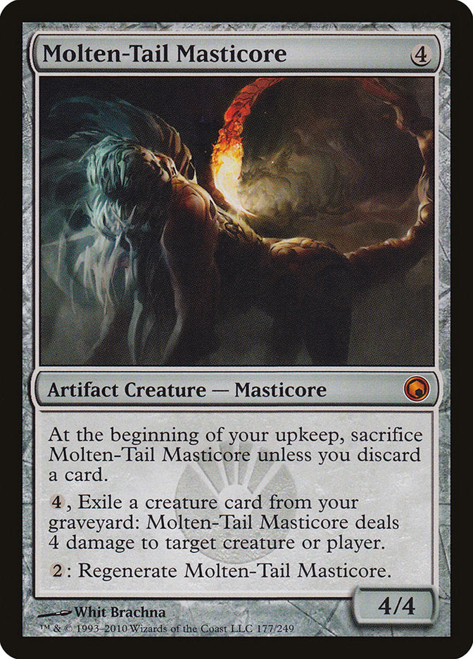 Molten-Tail Masticore [Scars of Mirrodin] | L.A. Mood Comics and Games