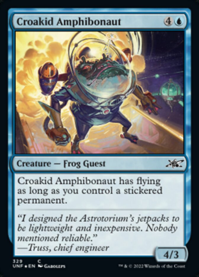 Croakid Amphibonaut (Galaxy Foil) [Unfinity] | L.A. Mood Comics and Games